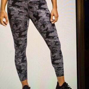 Camouflage Women's Sauna Leggings Compression High Waist Yoga Pants